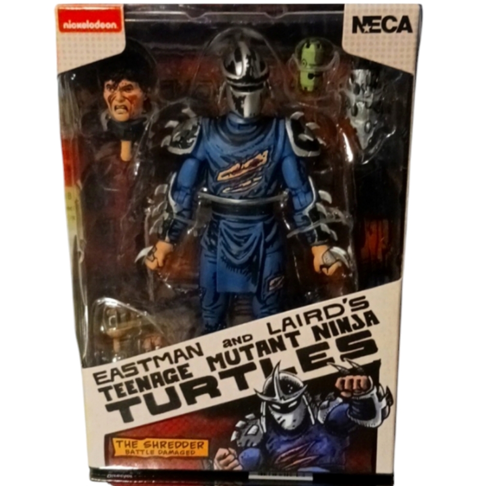 Nickelodeon The Shredder Battle Damaged-TMNT, OneSize, Silver & Blue.